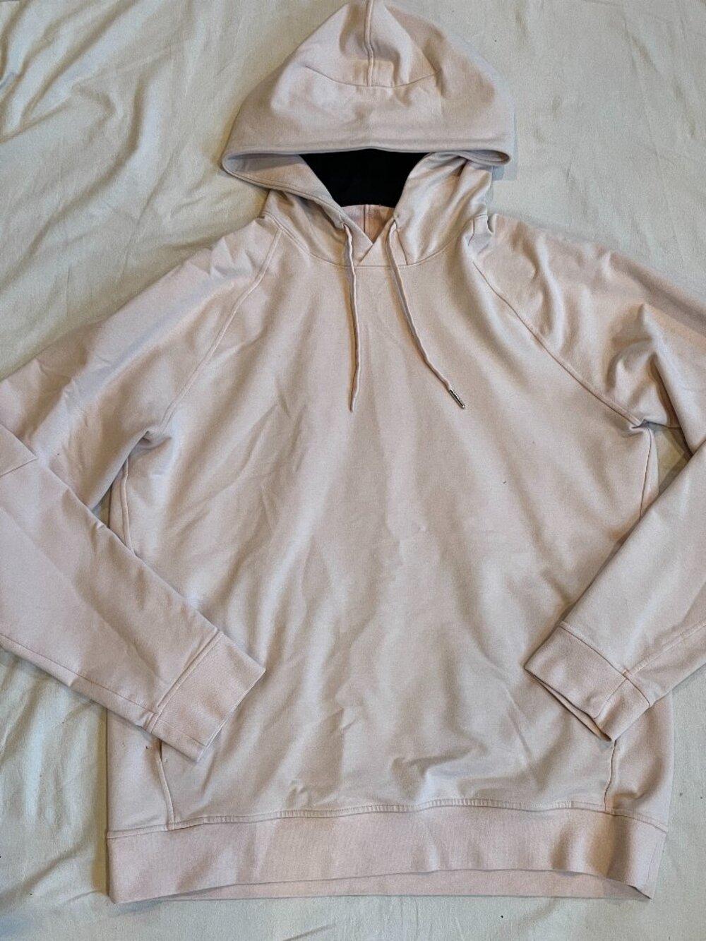 Lululemon Soft Blush City Sweat Hoodie with Drawstring Hood Men’s L